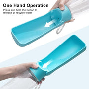 SOICTA Portable Dog Small Animals Water Bottle for Walking 19 OZ or 12 OZ Pet Water Bottles for Puppy Medium Large Dogs Little Animals Water Dispenser Dog Small Animals Water Bowl