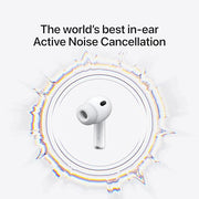 Apple AirPods Pro 3 Wireless Earbuds with Active Noise Cancellation | Live Translation, Heart Rate Sensing, Hearing Aid Feature, Bluetooth Headphones, Spatial Audio, USB-C Charging