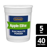Farnam Apple Elite Horse Electrolytes Powder Supplement, 40 Day Supply | Apple Flavored,Replaces Vital Minerals, Encourages Hydration, Sugar-Free, Contains Sodium, Potassium, Calcium & Magnesium