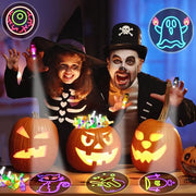 40 PCS Halloween Party Favors for Kids Light Up Finger Lights, Halloween Glow in the Dark Toys Bulk Goodie Bags Stuffers Fillers Non Candy Trick or Treat Toys Halloween Prizes Classroom Party Supplies