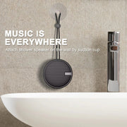 INSMY C12 IP67 Waterproof Shower Bluetooth Speakers Portable Small Speaker | Speakers Bluetooth Wireless,Loud Clear Sound,Support TF Card,Suction Cup,for Outdoor Kayak Canoe Beach Gift (Black)