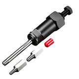 Heavy Duty Grease Fitting Cleaner Tool with M6 M8 Adapters (6/8/10 Long) | Clears Hardened Grease Buildup, Universal Adapter Fit, Sturdy Metal Body, Steady Ergonomic Grip, For Mechanics Workshops