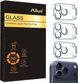 Ailun 3 Pack Camera Lens Protector for iPhone 17 Pro Max, Tempered Glass | Tempered Glass, Ultra HD, Anti-Scratch, Case Friendly