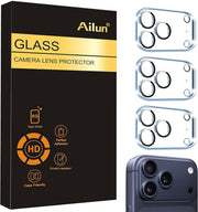 Ailun 3 Pack Camera Lens Protector for iPhone 17 Pro Max, Tempered Glass | Tempered Glass, Ultra HD, Anti-Scratch, Case Friendly
