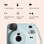 Life360 Tile Sticker - Small Bluetooth Tracker, Remote Finder and Item Locator for Bikes, Glasses and More. Both iOS and Android Compatible. Phone Finder. 1-Pack (Black)