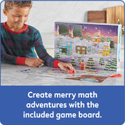 hand2mind Numberblocks MathLink Cubes Advent Calendar, 24 Days of Surprise Gifts and Themed Figures, Christmas Countdown Calendar with Build-in Game Board, Christmas Playset for Girls and Boys Ages 3+