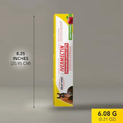 Ivermectin Paste 1.87% Horse Dewormer - Apple Flavored Oral Syringe 6.08g Tube