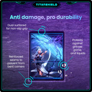 TitanShield Premium Card Sleeves | Compatible with Pokemon, One Piece, Lorcana, Flesh & Blood, & Magic The Gathering MTG | (150 Sleeves - Standard) (1, Clear, Standard | 66x91mm)