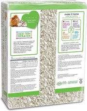 Carefresh White Natural Paper Small Pet Bedding, Odor Control 50L | 2X more absorbent, 99% dust free, odor control, Biodegradable, compostable, For hamsters, rabbits and guinea pigs