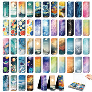 48 Pieces Magnetic Bookmarks Magnet Page Markers – Cute Magnet Bookmark Clips with Storage Boxes – Bookmarks for Reading Women & Men – Christmas Gifts & Teacher Gifts