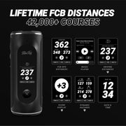 Blue Tees Golf Player+ AI-Powered GPS Speaker - Touchscreen Display, 10+ Hour Battery, 40,000+ Courses, Visual & Audible Distances, Hazard Detection, IPX7 Waterproof (Navy)