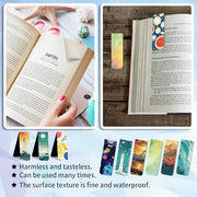 48 Pieces Magnetic Bookmarks Magnet Page Markers – Cute Magnet Bookmark Clips with Storage Boxes – Bookmarks for Reading Women & Men – Christmas Gifts & Teacher Gifts