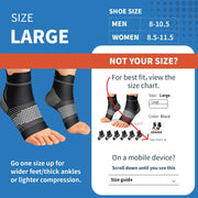PAPLUS 6 Pairs Compression Socks Women & Men for Plantar Fasciitis Relief | Open Toe Ankle Brace with Arch & Ankle Support, Plantar Fasciitis Socks for Achilles Tendonitis Relief, Heel Pain & Swelling