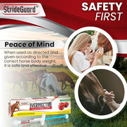 Horse Ivermectin Paste 1.87% – Apple Flavored Oral Horse Dewormer Syringe – 6.08g Tube Treats Horses Up to 1,250 lbs [Pack-1]