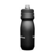 CamelBak Podium Water Bottle 24oz, Black | Easy Squeeze Design, High Flow Self Sealing Cap, Secure Bike Cage Fit, Easy Clean Components, Lightweight Cycling Bottle