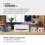 Canon PIXMA TS4320 – Wireless Color Inkjet Printer with Print, Copy, Scan | Cost Efficient Multi-Function Photo Printer, Copier, Scanner for Home Use, Compact Design, Easy Setup