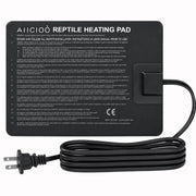Aiicioo Reptile Heating Pad - Hermit Crab Heater Heat Mat for Reptiles Snake Lizard Terrarium 8 Watt