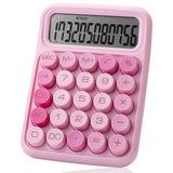 Mr. Pen- Mechanical Switch Calculator, 12 Digit Large LCD Display, Pink | With Big Buttons, Mechanical Switch Calculator for Home, School, Office