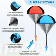 Parachute Toy for Kids, Outdoor Toys Flying Parachute Men, Inside & Outside Toys for or 3 4 5 6 7 8 9 10 11 12 Year Old, Christmas Stocking Stuffers for Kids Grandkids Ideal 2025 Unique Party Favors