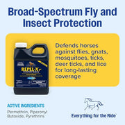 Farnam Repel-X pe Concentrated Fly Spray for Horses & Dogs, 16 Ounces | Concentrated fly spray for horses, flea & tick spray for dogs. Just add water. Makes 4 Quarts of Ready to Use Horse Fly Spray