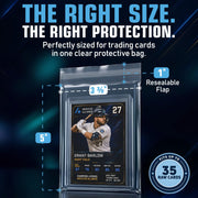 Invested Alliance Resealable Set Team Bags for Trading Cards | Ultra, TCG, Baseball, Sports Card Team Bags Sleeves. Fits Top loaders, Magnetic & Semi Rigid Holders. High Clarity Sleeves.