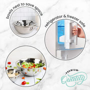 WHYSKO Stainless Steel Mixing Bowls Set, 5-Piece Meal Prep & Food Storage | .75, 1.5, 3, 4 & 5 Quart Metal Mixing Bowls Set for Prep, Serving, Baking & Food Storage, Ecofriendly, Dishwasher Safe