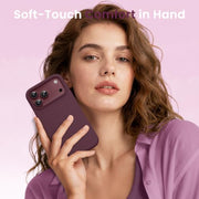 GONEZ for iPhone 18 Pro-Max Case/17 Pro Max Case, Compatible with MagSafe | Burgundy, Screen Protector, Full Camera Protection, Premium Silicone Cover Shockproof Drop Protection Slim Phone Case