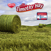 Kaytee All Natural Timothy Hay Plus Carrots for Guinea Pig & Rabbit | Digestive support. Guinea pig hay with carrots. Rabbit hay, long-strand, non GMO