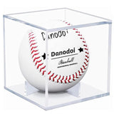 Danodoi UV Protected Clear Acrylic Baseball Display Cube