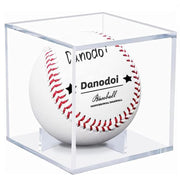 Danodoi UV Protected Clear Acrylic Baseball Display Cube