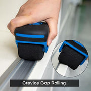 NEWISHTOOL Sponge Seam Roller Vinyl Applicator Tool, 2 Pack Pro Wrap Tools | Soft Foam Wheel Roller, Pro Heat-Resistant Rolling Tools for Vinyl Application on Vehicle Contoured, Rivets, Uneven Surface