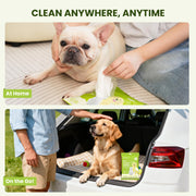 PawSono 36 Count Pet Wipes for Dogs & Cats, Glove Design, Coconut Scent | Natural Hypoallergenic Formula, Quick Daily Grooming for Paws, Butt & Body, No-Rinse Cleaning Between Baths & Travel