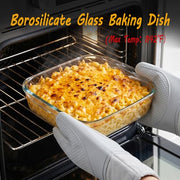 2 Pack Glass Baking Dishes, 8 * 8 Inch Small Square Brownie Pan for Oven | 2QT, Borosilicate Glass, Lead-Free, Heat-Resistant, Microwave & Freezer and Dishwasher Safe, Ideal for Small-Batch Lasagna