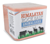Himalayan Secrets Compressed Salt Lick for Livestock & Wildlife, 11 lb | 100% pure natural feed salt block | 84 trace minerals and elements | for horses, cattle, deer, goats and sheep and more