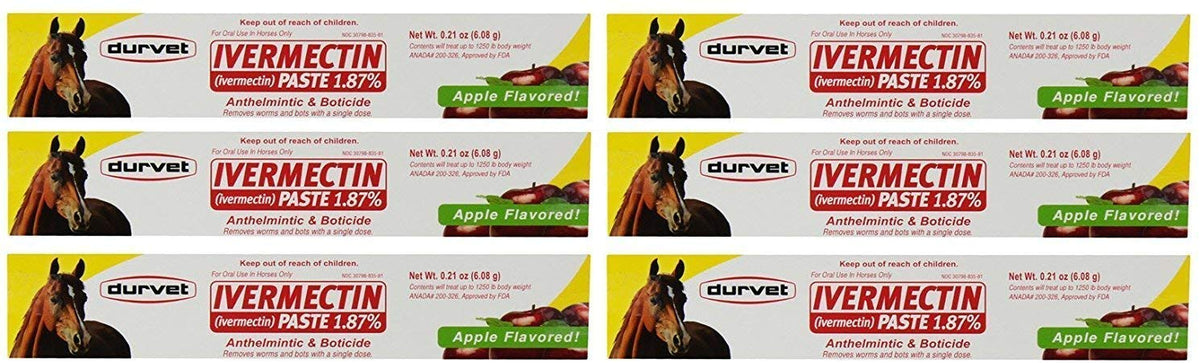 Durvet Paste for Horses 1.87% (0.21 oz)