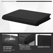 Toploader Binder,Trading Card Binder Storage Hold up 288 Cards 9-Pocket Top Loader Binder with Sleeves for 3"x4" Rigid Toploaders Hard Cases (9Black)