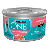 Purina ONE Wet Kitten Food, Healthy Kitten, 24 Pack 3 oz Cans