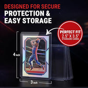 Ultra Pro 3" x 4" Clear Regular Toploader & Card Sleeves Bundle, 200 Pack | Durable Rigid Plastic Protection for Valuable Collectible Cards with Crystal Clear Display During Storage, Trading & Shipping