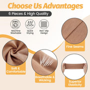 Headbands for Women - 6 Pack Wide Elastic Hair Bands | Stretchy Sweatbands Hair Bands | Soft Sports Thin Head Bands | Non-Slip Accessories Bands for Fashion, Washing Face, Workouts, Yoga, Daily Use