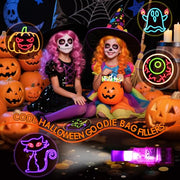 40 PCS Halloween Party Favors for Kids Light Up Finger Lights, Halloween Glow in the Dark Toys Bulk Goodie Bags Stuffers Fillers Non Candy Trick or Treat Toys Halloween Prizes Classroom Party Supplies