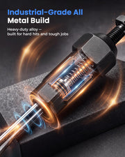 saowiu Heavy Duty Grease Fitting Cleaner Tool with M6 M8 (Long+M6+M3) | Grease Unclogger for Vehicle, Machinery, Tractor and Equipment Maintenance
