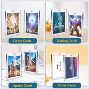 ZENOWICK 20ct Magnetic Card Holders, 35pt One Touch Card Holder | U-V Protection Hard Plastic Case for Trading Cards, Display Case for Sports, Baseball, Football, Game Cards
