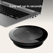 Jabra Speak 510 (2025 Edition) Portable USB Bluetooth Speaker, Black | Portable Speakerphone, USB or Bluetooth, Crystal-Clear Sound, Works with Microsoft Teams, Google Meet, Zoom