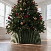 Beautiful Christmas Tree Collar - Modern 29" Velvet Tree Ring | Easy to Set Up Christmas Skirt Enhances Your Holiday Home Decor