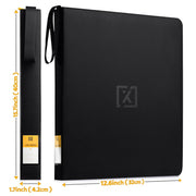 X PRO Top Load Card Binder - Compatible with Top-loading Card Cases - Fits 252 | 20 Premium Loaders Included | 9-Pocket Ringless Double-Sided Pages | Premium Storage for TCG & Sports Cards