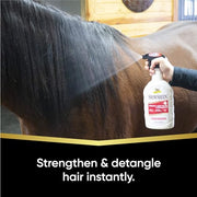 Absorbine ShowSheen Hair Polish & Detangler, 32 fl oz Quart Spray Bottle | Mane & Tail, Pro-Vitamins, Silk Proteins, Lustrous Shine, Reduces Hair Breakage, Promotes Longer Healthy Hair, Horses & Dogs