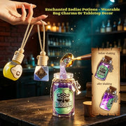 Magic Mix Potion Kit for Kid Age 10+ Light Up Mist Cauldron Girls Witch Toy | Light Sound Mist Cauldron, Light-Up Stand, Retro Lantern, 12 Zodiac Potion Set, Birthday Back to School Gift for Girls 10-12