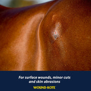 Farnam Wound-Kote Blue Lotion Spray Wound Care for Horses 7 Oz. | Effective against bacterial infections common in skin lesions, surface wounds or minor cuts of domestic animals