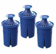 Elite Water Filter Replacements for Brita Pitcher Water Filter and Dispensers, NSF Certified to Remove 99% of Lead,BPA FREE,3 Count(Blue)