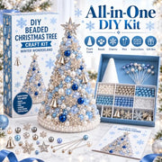 POETRYDRAW DIY Beaded Christmas Tree Craft Kit for Adults, A01 | 3D Holiday Bead Art Mosaic Kit, Handmade Tabletop Desk Decoration, Christmas Crafts for Beginners & Holiday Decor